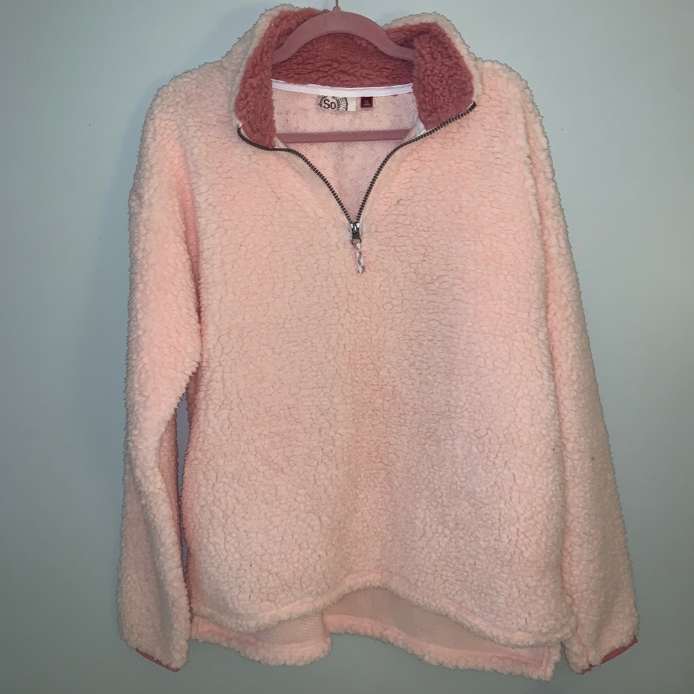 New So Sherpa Half Zip with Pockets